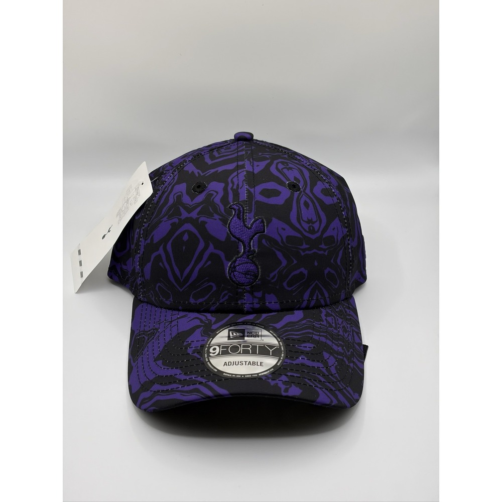 New Era Tottenham Hotspur 9FORTY Hat Men's Black/Purple One Size Adjustable